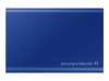 Samsung Portable SSD T7 2TB, USB 3.2, Read 1050 MB/s Write 1000 MB/s, Indigo Blue