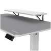 COUGAR E-STAR 140 Electrical Gaming Desk, White