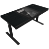 LORGAR Electric Gaming Desk DE90W Dual Motor PC Case Black