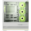 MSI MAG PANO 110R PZ WHITE, Mid-Tower, ATX/M-ATX/ITX, 2x USB 3.2, 1x USB Type-C 20Gbs, 1x Audio/Mic, LED Button, ARGB Hub, 4x 120mm ARGB Fans, ARGB Fan Hub, Mesh Panel, Tempered Glass, White