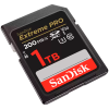 SANDISK Extreme PRO 1TB SDXC Memory Card + 2 years RescuePRO Deluxe up to 200MB/s & 140MB/s Read/Write speeds, UHS-I, Class 10, U3, V30