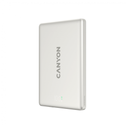 CANYON magnetic power bank OnPower 500 PD20W 5000mAh Aluminium Star Grey