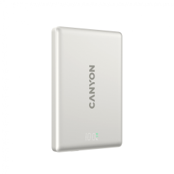 CANYON magnetic power bank OnPower 500 PD20W 5000mAh Aluminium Star Grey
