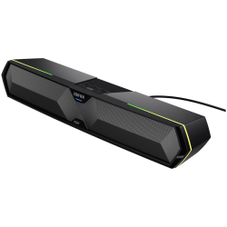 Edifier MG300 Soundbar, BT V5.3, USB, AUX, 2x 52mm Drivers, RGB Lighting, 5W (RMS), Black