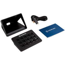 Elgato Stream Deck MK.2, 15 LCD keys, One-touch tactile operation, Elgato Game Capture, OBS, Twitch, Twitter, YouTube, Mixer, Automated alerts, Onscreen Antics w/ GIFs, Automated Plugins, Interchangeable Faceplates, USB Type C, Detachable stand