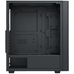 Hero II Air 3F Black EN41655, ATX/M-ATX/MINI ITX, USB3.0 X1, USB2.0 X2, HD AUDIO, Front Meshed Grill & Left TG, 3PCS Z20F Fixed LED Fan