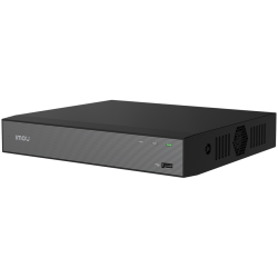 Imou 10-ch NVR, H.265, Max 8MP/15 fps, 1x RJ45 10/100, 1x VGA, 1x HDMI, 2x USB, 1x SATA max 16TB, Built-in Mic and Speaker, ONVIF, Smart detection (Motion, Person, Vehicle), DC 12V 2A