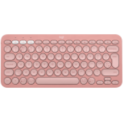 LOGITECH K380S Multi-Device Bluetooth Keyboard - TONAL ROSE - US INT'L