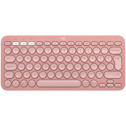 LOGITECH K380S Multi-Device Bluetooth Keyboard - TONAL ROSE - US INT'L                          