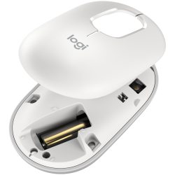 LOGITECH POP Mouse with emoji - OFF-WHITE - BT  - EMEA28i-935 - FY25,TERRA                          