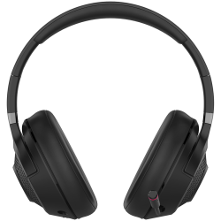 Lorgar Noah 501, gaming bluetooth headset with microphone, BT 5.3 JL7006, battery 1000mAh, type-C charging cable 0.8m, audio cable 1.5m, size:195*185*80mm, 0.28kg. Black