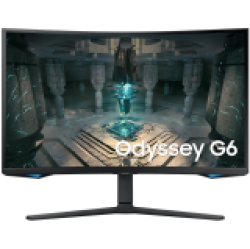 Монитор  LED Samsung LS32BG650EUXEN Odyssey G65B, 32'' WQHD Curved 1000R 16:9 (2560x1440) VA 240Hz, 350 cd/2, 2500:1, HDR600, 1ms (GTG), 178/178, FS Premium Pro, G-Sync Compatible, 2xHDMI 2.1, 1xDP 1.4, 1xUSB 3.0, 1xUSB 2.0, RJ-45, WiFi, BT, Speakers 2x5W, Tilt/Swivel/Pivot/HeightAdj (120mm), VESA 100x100, 2Y