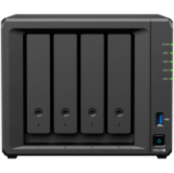 Synology DiskStation DS925+ Tower, 4-Bays 3.5'' SATA HDD/SSD, 2 x M.2 2280 NVMe SSD slot, CPU AMD Ryzen V1500B 4-core 2.2 GHz, 4 GB DDR4 ECC SODIMM, 2x RJ-45 2.5 GbE LAN Port; 2x USB 3.2; 1 xUSB Type-C expansion port; 2.26 kg; 3yr warranty