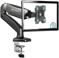 ONKRON Monitor Desk Mount for 13 to 32-Inch LCD LED OLED Screens up to 8 kg, Black