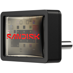 SANDISK Extreme Fit USB-C Flash Drive USB 256GB Flashdrives 400MB/s Black
