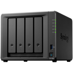 Synology DiskStation DS925+ Tower, 4-Bays 3.5'' SATA HDD/SSD, 2 x M.2 2280 NVMe SSD slot, CPU AMD Ryzen V1500B 4-core 2.2 GHz, 4 GB DDR4 ECC SODIMM, 2x RJ-45 2.5 GbE LAN Port; 2x USB 3.2; 1 xUSB Type-C expansion port; 2.26 kg; 3yr warranty