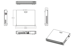 Longse записващо устройство за камери NVR 16CH 4K POE 4xHDD - NVR3616HP