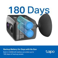 Комплект за охранителна камера със слънчева енергия TP-Link Tapo C401 KIT