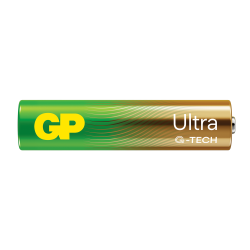 Алкална батерия GP ULTRA LR03, AAA, 2 бр. в опаковка / shrink, 1.5V, 24AU                          