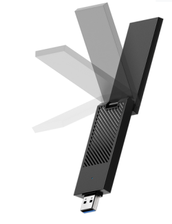 Мрежова карта Cudy WU5400, AX5400,Tri-band рутер WiFi6/6E,USB 3.0