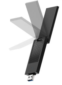 Мрежова карта Cudy WU6500, BE6500 Tri-band WiFi7 USB 3.0                          