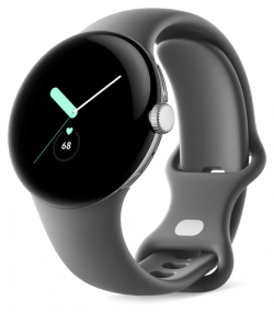 Смарт часовник GOOGLE Pixel Watch 41mm (LTE) Silver/Charcoal                          