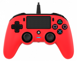 Жичен геймпад Nacon Wired Compact Controller, Червен                          