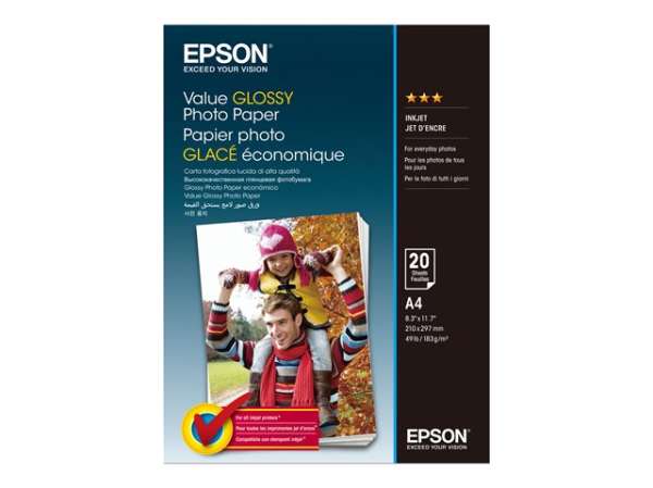 EPSON Value Photo Paper A4 20 sheets EPSON Value Photo Paper A4 20 sheets