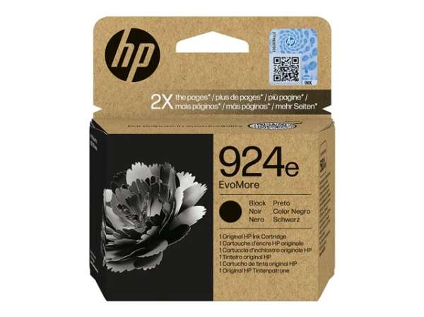 HP 924e EvoMore Black Original Ink Cartridge HP 924e EvoMore Black Original Ink Cartridge
