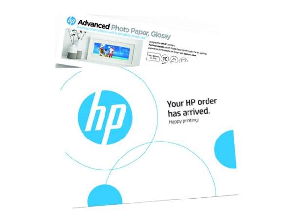 HP Advanced Photo Paper Gloss 4x12 in 10 x 30.5 cm - 10 sheets HP Advanced Photo Paper Gloss 4x12 in 10 x 30.5 cm - 10 sheets