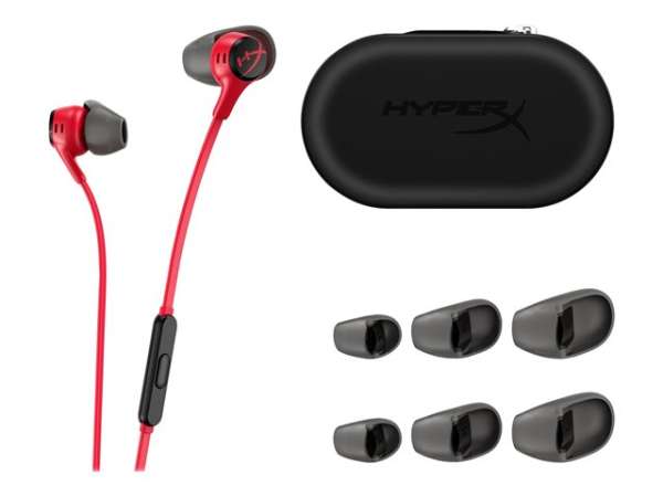HP HyperX Cloud Earbuds II Red HP HyperX Cloud Earbuds II Red