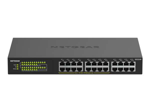 NETGEAR 24PT GIGE UNMANAGED SWITCH W/ POE+ NETGEAR 24PT GIGE UNMANAGED SWITCH W/ POE+