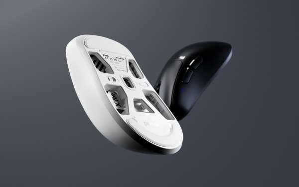 Pulsar професионална геймърска мишка Wireless Gaming Mouse Xlite v4 Size3 White - 1K (8K compatible)
