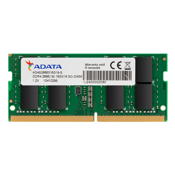 16GB DDR4 2666 ADATA SODIMM 16GB DDR4 2666 ADATA SODIMM