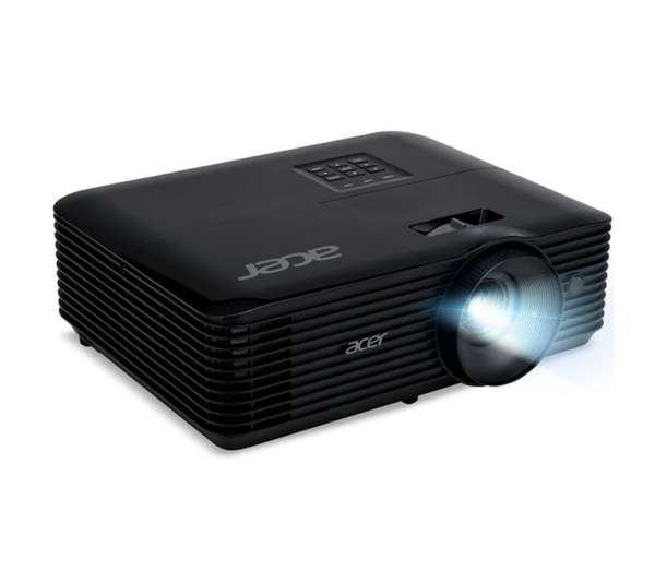 Acer Projector X1128H, DLP, SVGA (800x600), 4800 ANSI Lumens, 20 000:1, 1.1x, 3D ready, 40 degree Auto keystone, ACpower on, HDMI 1.4, VGA, RCA, USB(Type A), Audio in, Speaker 3W, 2.7kg, 2Y, Black