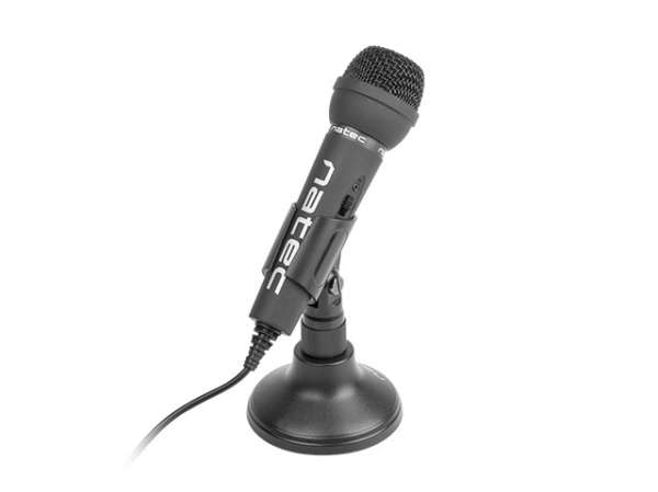 Natec microphone adder black Natec microphone adder black