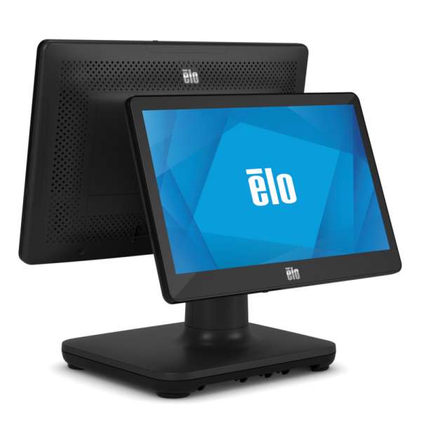 Тъч компютър EloPOS EPS15H3-2UWA-1-MT-4G-1S-NO-00-BK 15.6 inch touch, FullHD  p/n E935967,1920x1080, Core i3, 4GB RAM, 128SSD, Projected Capacitive 10-touch, Zero-Bezel, Antiglare, Black, with I/O Hub Stand, USB-C, NO OS
