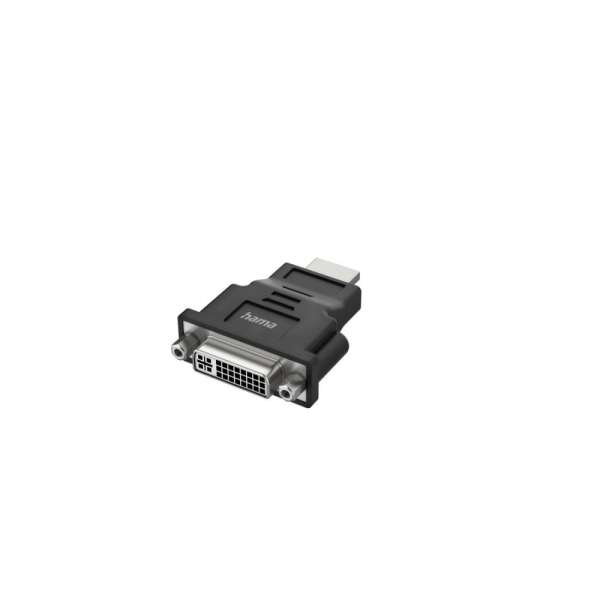 Адаптер HAMA, HDMI мъжко - DVI женско, Ultra-HD 4K, Черен Адаптер HAMA, HDMI мъжко - DVI женско, Ultra-HD 4K, Черен