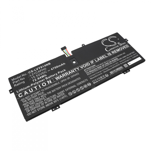 Батерия за лаптоп LENOVO Yoga 9 14IAP7 L21B4PH0 LiPo 15.52V 4700mAh CAMERON SINO Батерия за лаптоп LENOVO Yoga 9 14IAP7 L21B4PH0 LiPo 15.52V 4700mAh CAMERON SINO
