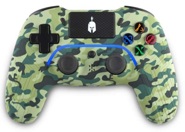 Безжичен геймпад Spartan Gear Aspis 4, за PC и PS4, Green Camo Безжичен геймпад Spartan Gear Aspis 4, за PC и PS4, Green Camo
