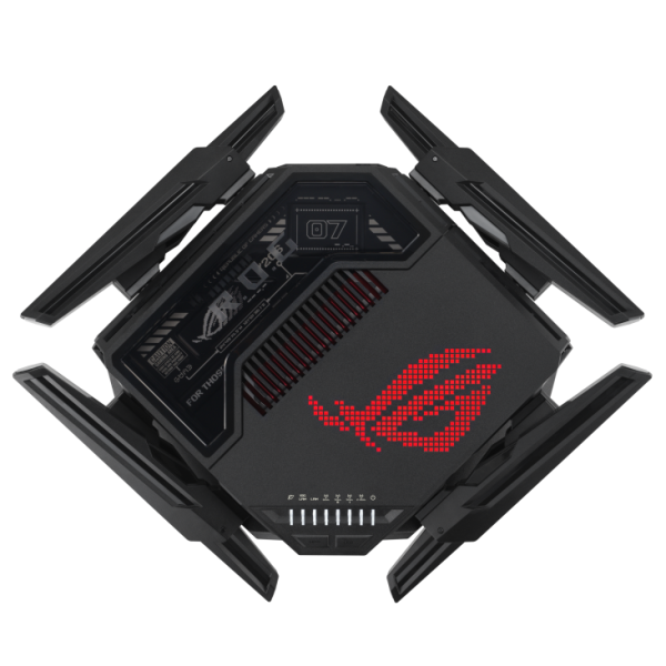 Безжичен рутер ASUS ROG Rapture GT-BE98 WiFi 7 Безжичен рутер ASUS ROG Rapture GT-BE98 WiFi 7