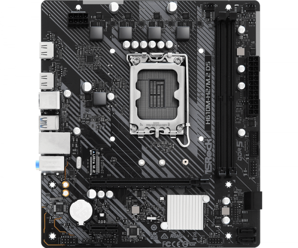 Дънна платка ASRock H610M-H2/M.2, DDR5, mATX Дънна платка ASRock H610M-H2/M.2, DDR5, mATX