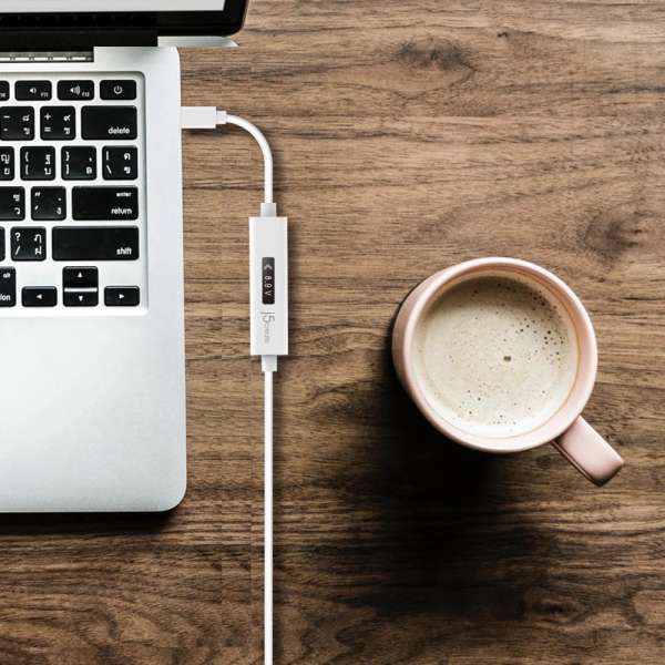 Кабел за зареждане j5create JUCP14, Измервател на мощност, USB-C Кабел за зареждане j5create JUCP14, Измервател на мощност, USB-C