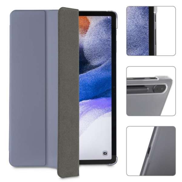 Калъф за таблет HAMA Fold Clear, За Samsung Galaxy Tab S7 FE/S7+/S8+ 12.4", Място за писaлка(S-pen), 217136