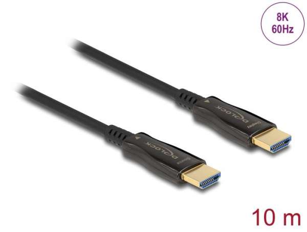 Оптичен кабел Delock, HDMI 8K, 60 Hz, 10 m Оптичен кабел Delock, HDMI 8K, 60 Hz, 10 m