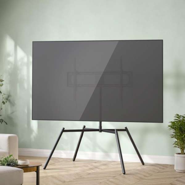 Стойка за TV, въртяща се, регулируема височина, 229 cm (90") до 50 kg