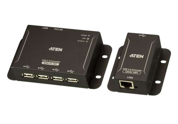 USB Extender ATEN UCE3250, 4 порта, USB 2.0, CAT 5, до 50m USB Extender ATEN UCE3250, 4 порта, USB 2.0, CAT 5, до 50m