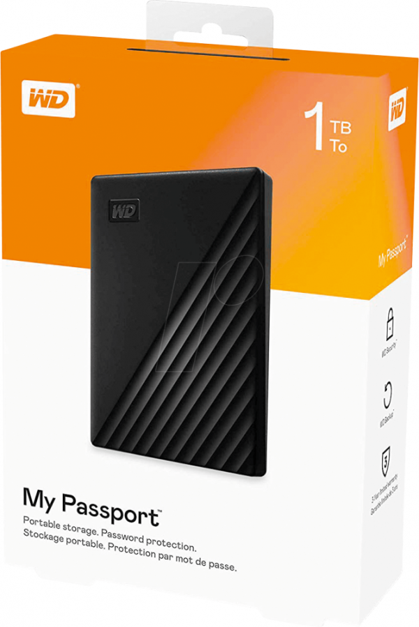 Външен хард диск Western Digital My Passport, 1TB, 2.5" Външен хард диск Western Digital My Passport, 1TB, 2.5"