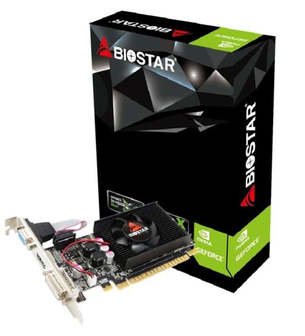 Видео карта BIOSTAR GeForce GT 610, 2GB, SDDR3, 64 bit, DVI-I, D-Sub, HDMI Видео карта BIOSTAR GeForce GT 610, 2GB, SDDR3, 64 bit, DVI-I, D-Sub, HDMI