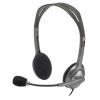 LOGITECH H111 Corded Stereo Headset - BLACK - 3.5 MM